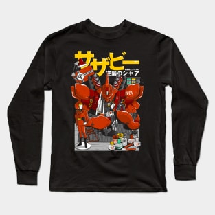 MSN-04 SAZABI BUILD RX-93 v GUNDAM Long Sleeve T-Shirt